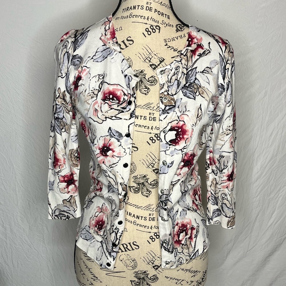 Floral cardigan